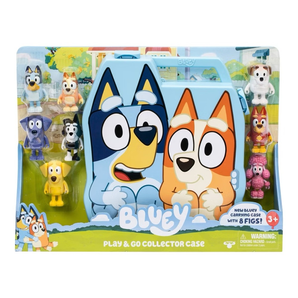 Bluey Play & Go Case with Figures